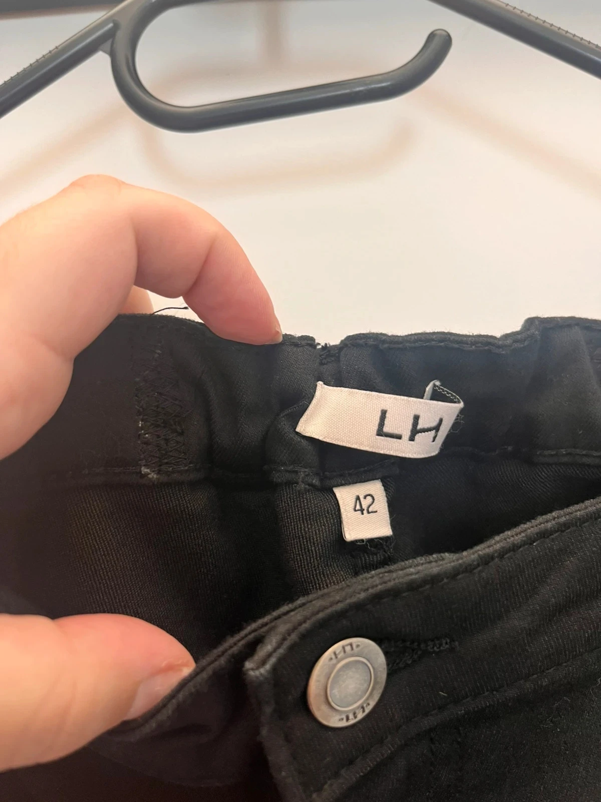 Jean noir élastique La Halle - taille 42 – photo 2